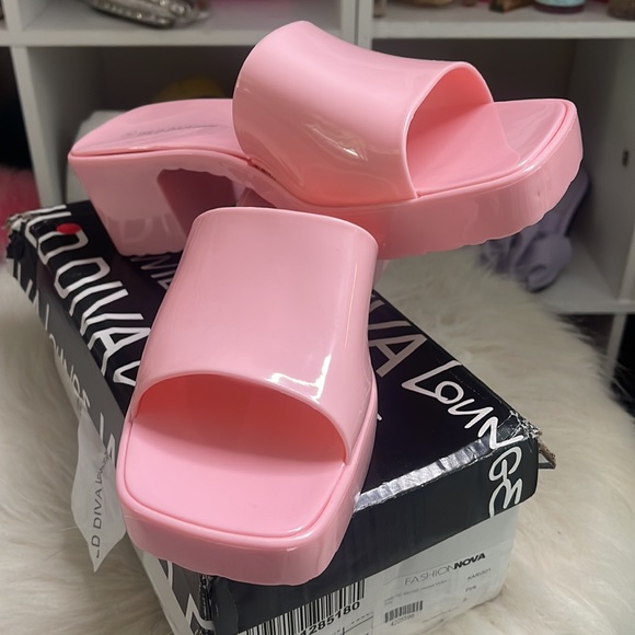 BABY PINK MULES - Picture 6 of 8
